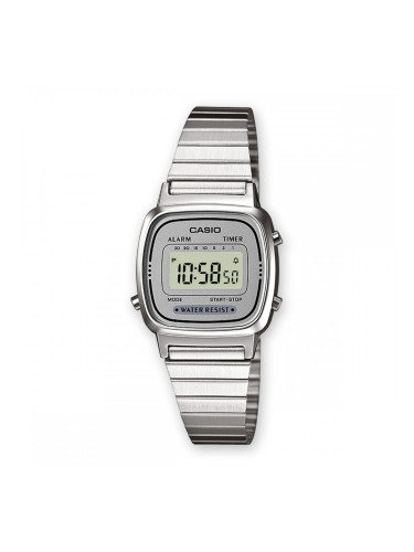 Часовник унисекс Casio LA670WEA-7EF Сив Сребрист (Ø 25 mm)