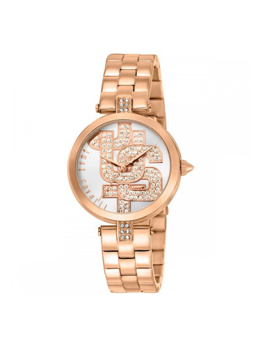 Дамски часовник Just Cavalli GLAM CHIC (Ø 32 mm) - Розово Злато