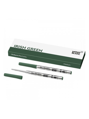 Пълнител за писалка Montblanc 128217 Зелен (2 броя)