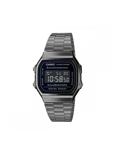 Мъжки часовник Casio A168WEGG-1BEF Черен Сребрист (Ø 36 mm) (Ø 38 mm)