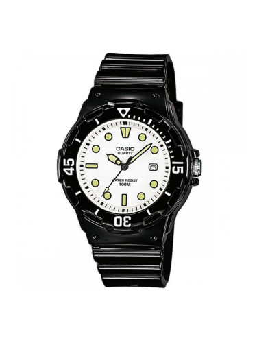 Мъжки часовник Casio DIVER 100M Бял Черен (Ø 44,5 mm)
