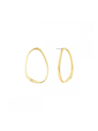 Дамски обеци Calvin Klein SCULPTURAL Неръждаема стомана Златен