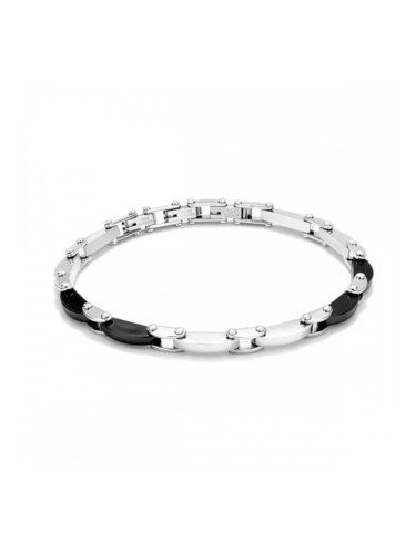 Мъжка гривна Radiant RH000003 Черен Сребрист