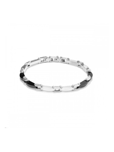 Мъжка гривна Radiant RH000006 Черен Сребрист