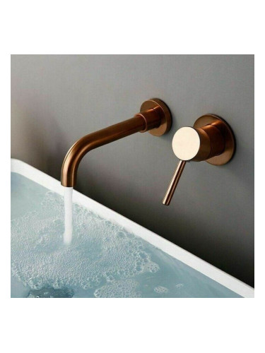 Стенен смесител за вграждане ARTEMIS розово злато