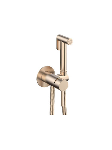 Хигиенен душ за вграждане ARTEMIS розово злато