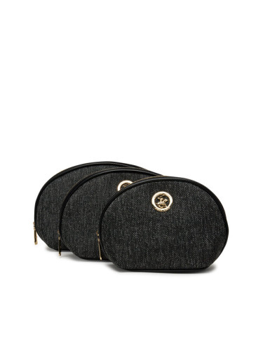 Beverly Hills Polo Club Комплект несесери BHPC-U1-007-SS25 (3-pack) Черен