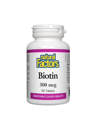 Biotin | Биотин 300 mcg, 90 таблетки