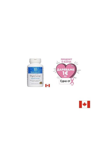 ThyroSense® WomenSense® / Тироидна формула х 60 капсули Natural Factors