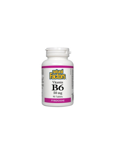 Витамин B6 50 x 90 таблетки | Natural Factors