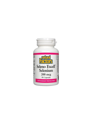 Seleno Excell® Селен 200 mcg 90 капсули | Natural Factors