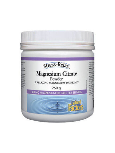 Магнезиев цитрат 250 mg (90 дози) 250 g прах | Natural Factors