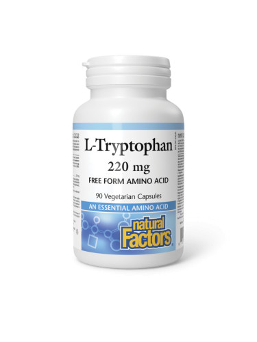 Л-Триптофан 220 mg 90 капсули | Natural Factors