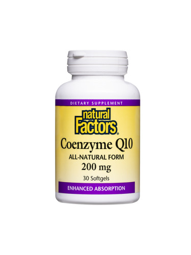 Коензим Q10 200 mg 30 софтгел капсули | Natural Factors
