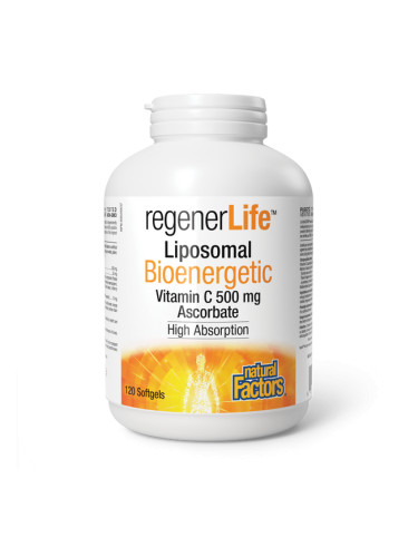 Regener Life ™ Липозомен Витамин С с повишена бионаличност 120 софтгел капсули | Natural Factors