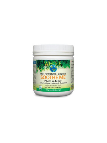 Whole earth and sea® Soothe Me™ Power-up Mixer™(Куркума, джинджифил, канела, кардамон) 125 g прах | 