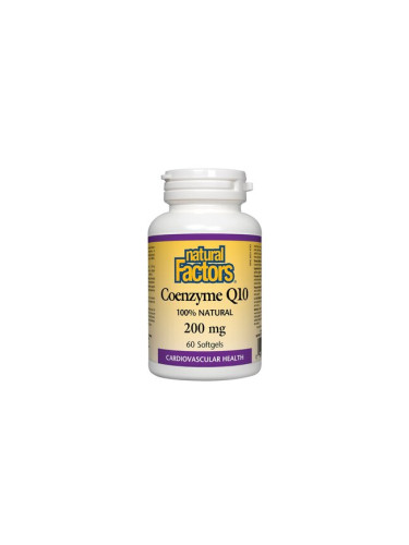 Коензим Q10 200 mg 60 софтгел капсули | Natural Factors