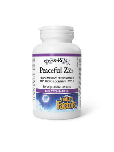 Peaceful Zzz Stress-Relax® (Кортизол баланс и спокоен сън) 60 капсули | Natural Factors