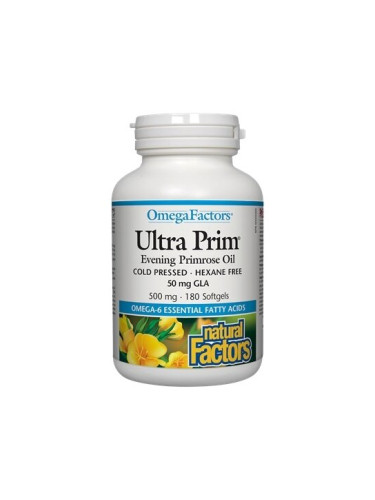Вечерна Иглика масло 500 mg 180 софтгел капсули | Natural Factors