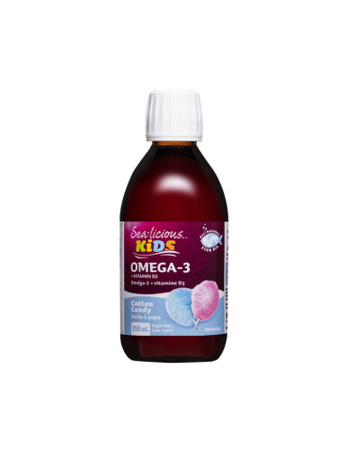 Sea-licious® Omega-3 1500 mg (EPA/DHA 700/436) + Витамин D3 400 IU за деца 250 ml | Natural Factors