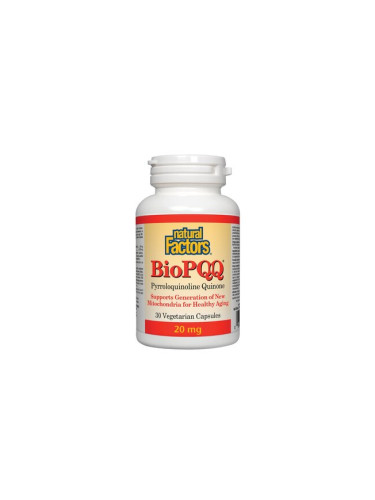 BioPQQ® (Пиролохинолин хинон) 20 mg 30 V капсули | Natural Factors