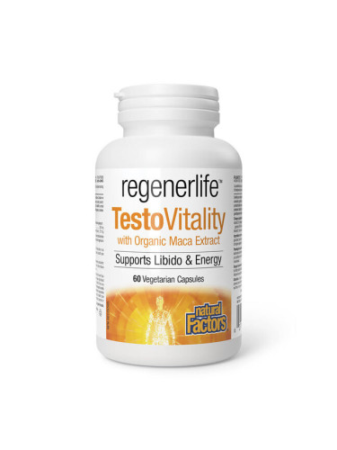 Regenerlife™ Формула за мъже TestoVitality 60 капсули | Natural Factors