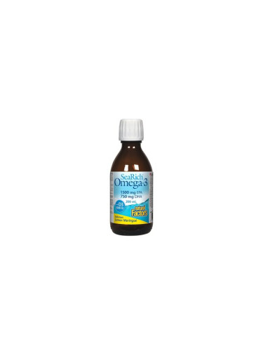 SeaRich ™ Omega -3 4500 mg (1500 mg EPA / 750 mg DHA) + витамин D3 1000 IU 200 ml | Natural Factors
