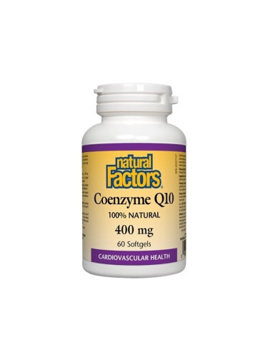 Коензим Q10 400 mg 60 софтгел капсули | Natural Factors