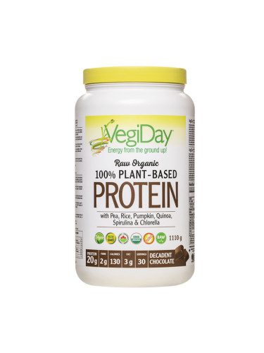 VegiDay ® Веган протеин Органик (от грах, ориз, киноа, тиква, спирулина и хлорела) 1050 g прах, с вк