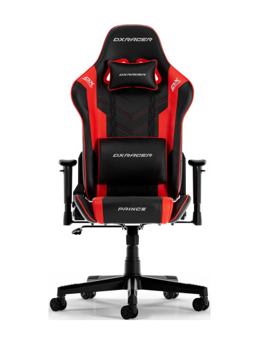  Гейминг стол DXRacer - Prince L, черен/червен