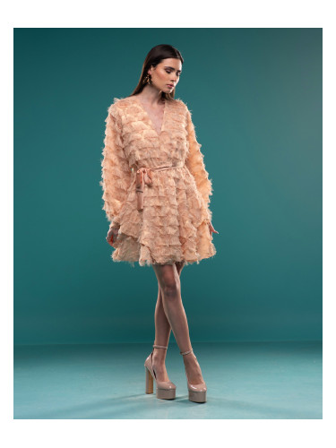 Рокля RAISA SALMON