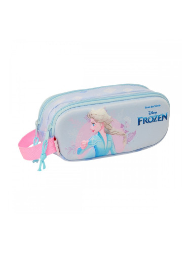 Двоен Моливник Frozen Люляк 21 x 8 x 6 cm 3D