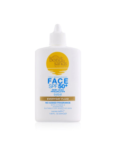Bondi Sands SPF 50+ Everyday Face Fluid слънцезащитен флуид за лице SPF 50+ 50 мл.