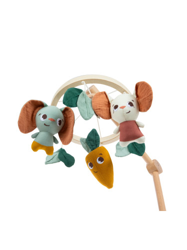 ЕКО Дървена въртележка Garden of Adventures Tiny Love 0-5м