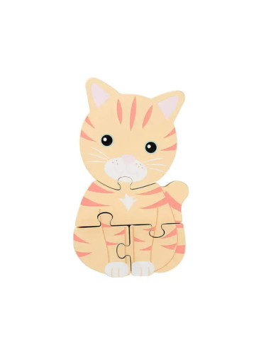 Дървен пъзел - Коте (FSC®), Orange Tree Toys