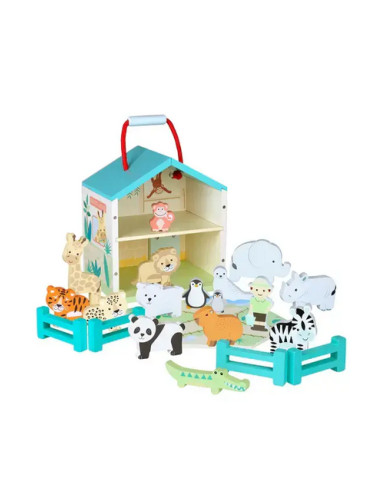Игрален комплект Orange Tree Toys - "Животните в зоопарка"