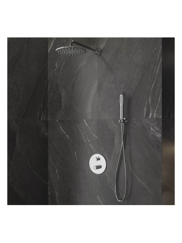 Душ система за вграждане Joan Pattern със смесител, хром