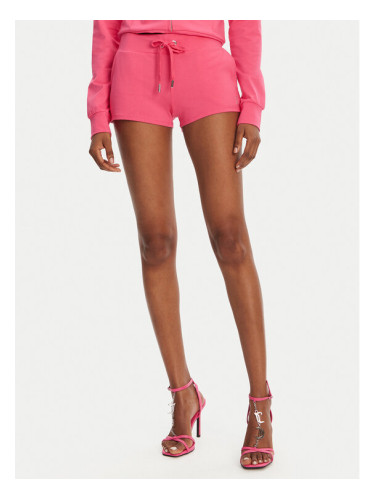 Juicy Couture Спортни шорти JCWHS125312 Розов Loose Fit