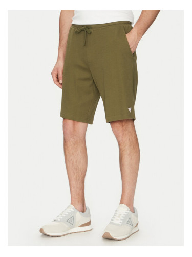 Guess Спортни шорти F5GD00 KC5Y1 Каки Regular Fit
