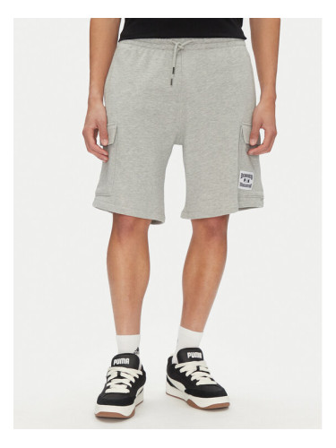 DC Спортни шорти Millenia ADYFB03075 Сив Baggy Fit