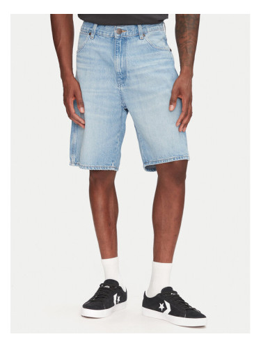 Wrangler Дънкови шорти Frontier 112362492 Син Relaxed Fit