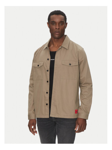 HUGO Дънково яке Enalu 50468744 Кафяв Oversize