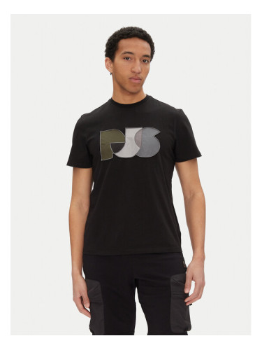 Parajumpers Тишърт Leland 25SMPMTSGT09 Черен Regular Fit