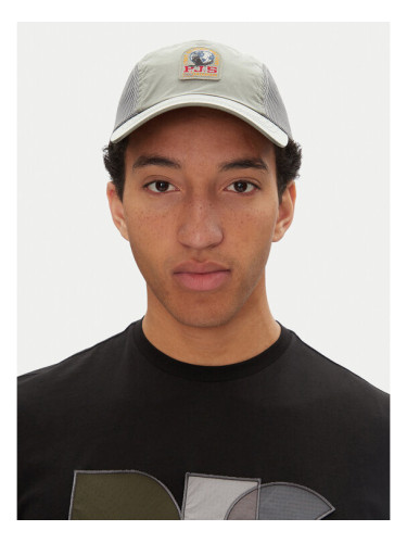 Parajumpers Шапка с козирка Fly 25SMPABCHA32 Сив