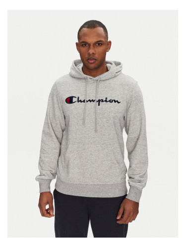 Champion Суитшърт 220726 Сив Slim Fit