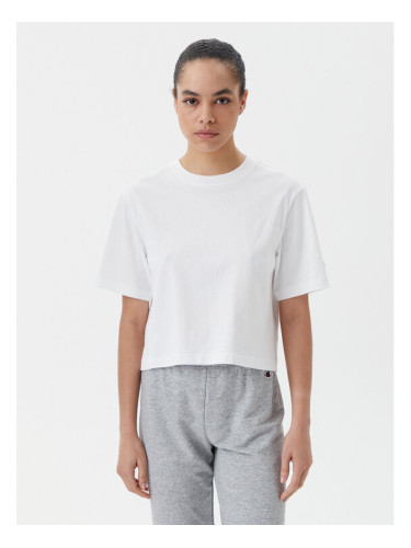 Champion Тишърт 117874 Бял Regular Fit