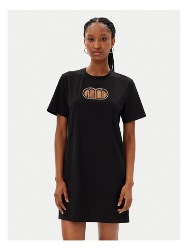 MET Ежедневна рокля M10 306AB Черен Slim Fit