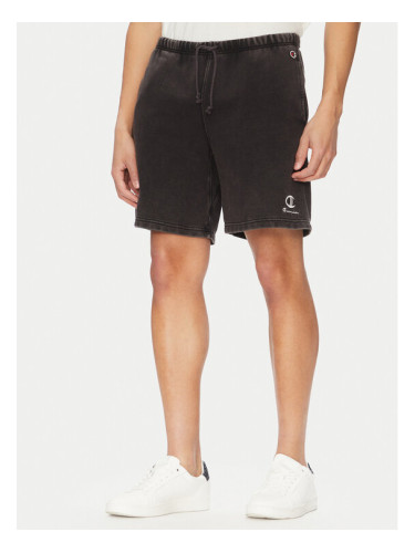Champion Спортни шорти Reverse Weave 221179 Черен Regular Fit