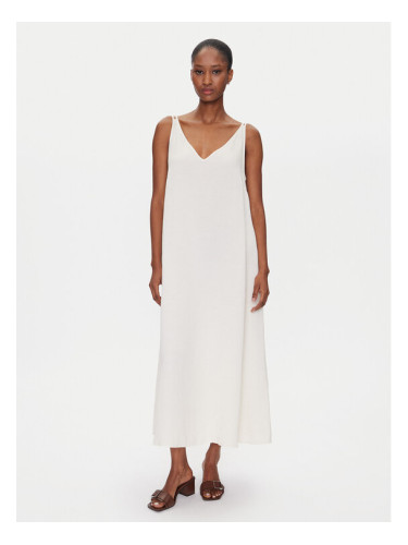 ViCOLO Лятна рокля TD0758 Екрю Regular Fit