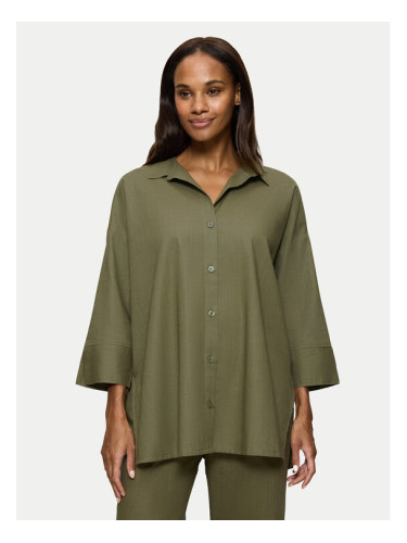 Triumph Риза Summer 10222569 Зелен Oversize